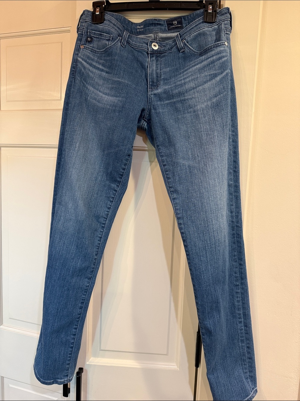 AG Adriano Goldschmied Women's Blue Denim Jeans Size 28R